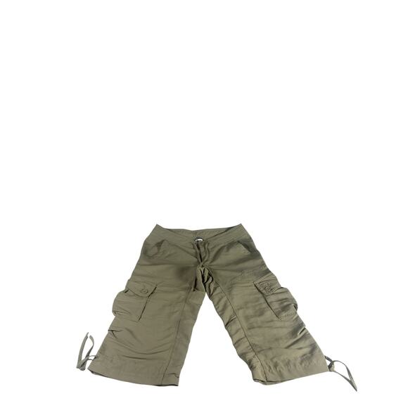Women  tan North face capris size 8 - Picture 1 of 7